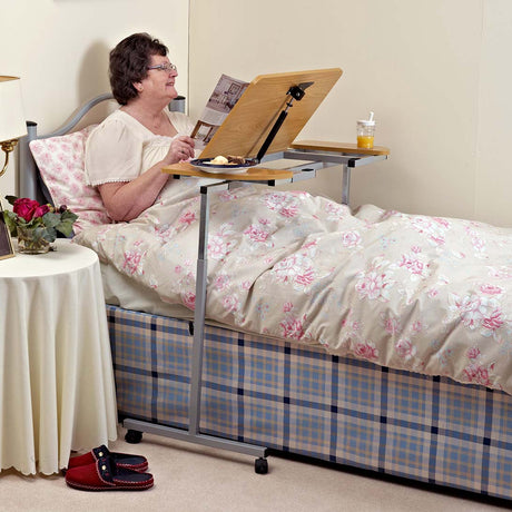 Bedside Table with Wide Legs