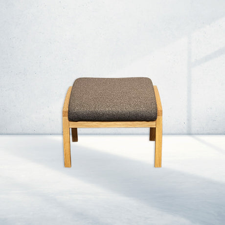 Hanstholm Plus stool, Brown fabric
