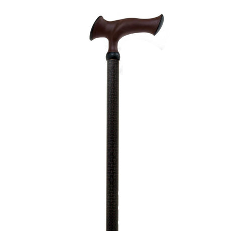 Cane, adjustable height, anatomical handle