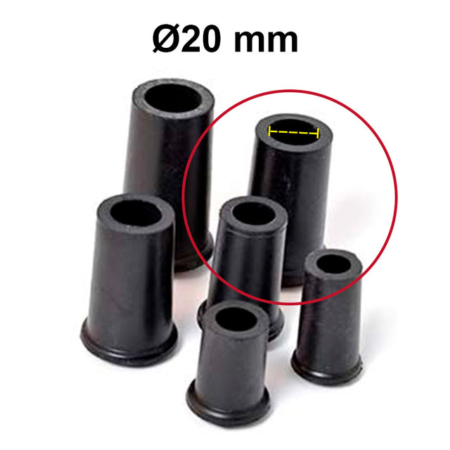 Dupsko Ø20 mm - Sort