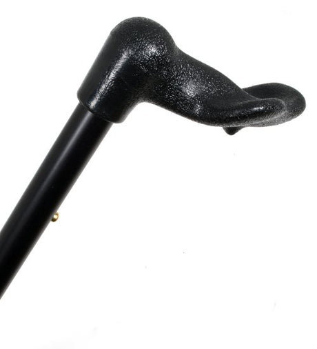 Cane, foldable, ergonomic handle