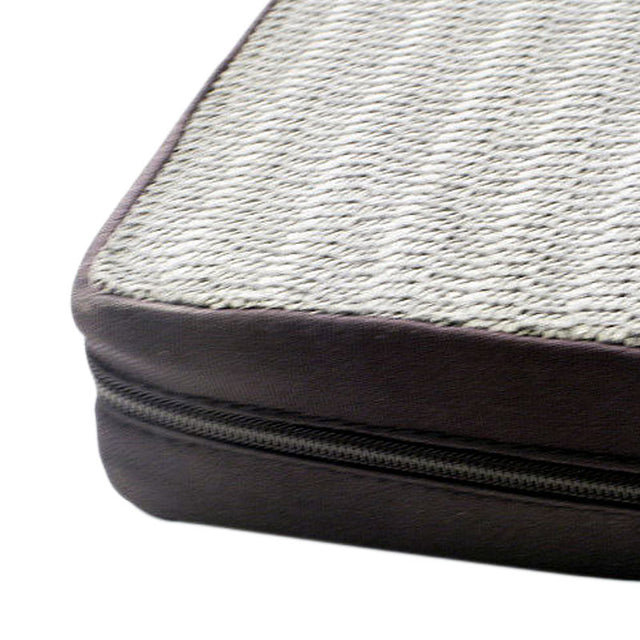 Seat cushion with black cover, 45x43x5cm