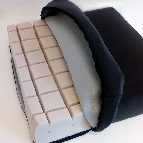 Velour Cover for Seat Cushion, 43x43x10 cm