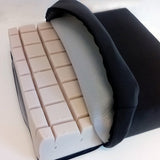 Velour Cover for Seat Cushion, 43x43x6 cm