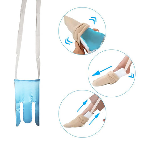 Sock Aid with Terry/Nylon