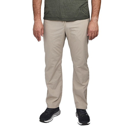 Pants with Side Zipper, Sand
