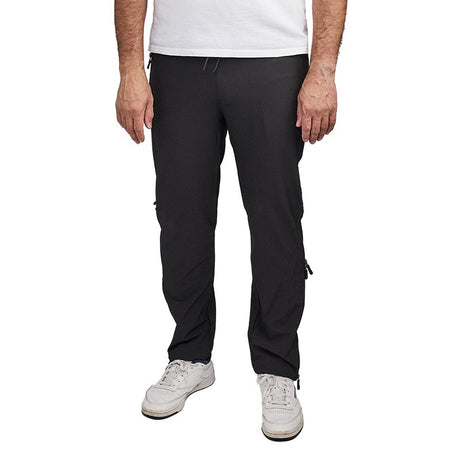 Pants with 4-way zipper, Black