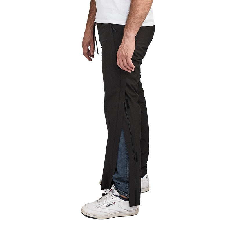 Waterproof Pants with Zipper, Black