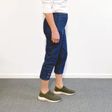 Capri Trousers, Blue Denim, Women