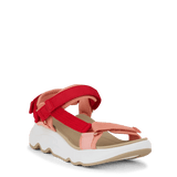 Green Comfort sporty damesandal - Rød