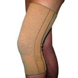 Elastic knee brace with spiral reinforcements, Wool