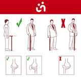 Justerbar stok - Ergonomisk håndtag, Venstre